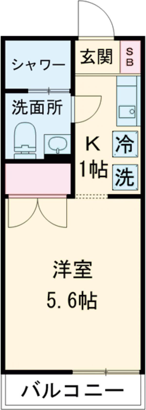 Nフローラ明大前の間取り