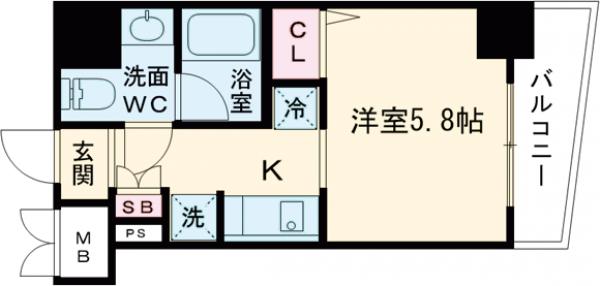 フェニックス武蔵小山の間取り