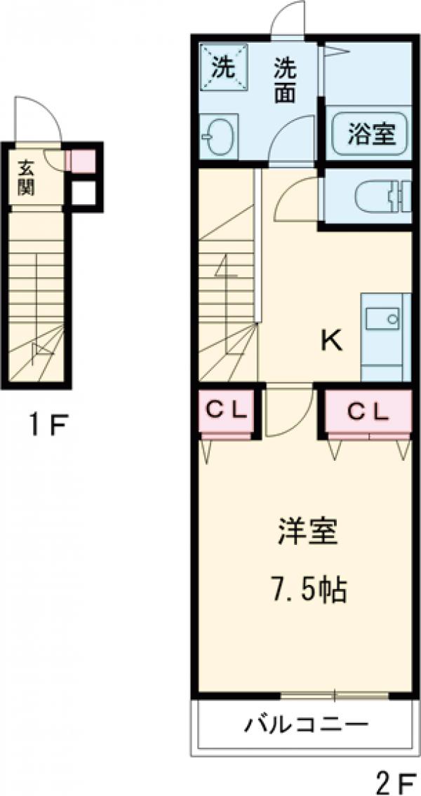 ラントヴィル船堀の間取り