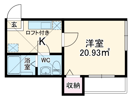 フォービエン川西の間取り