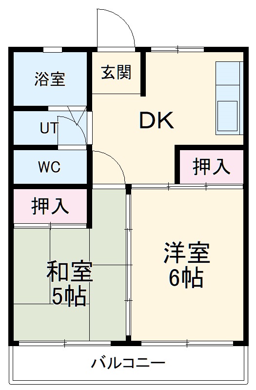 オーシマビルの間取り
