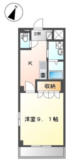 AUTHOR千草 Ⅱの間取り