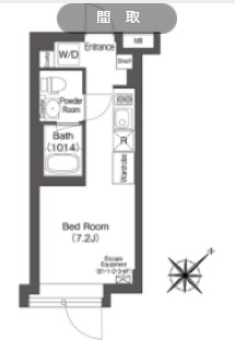 エスタート大井町フォレストの間取り