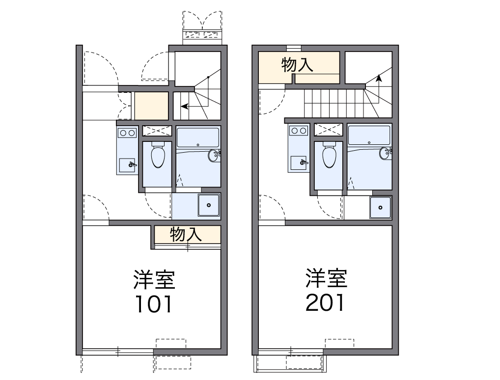 レオネクストねのはなVillaの間取り