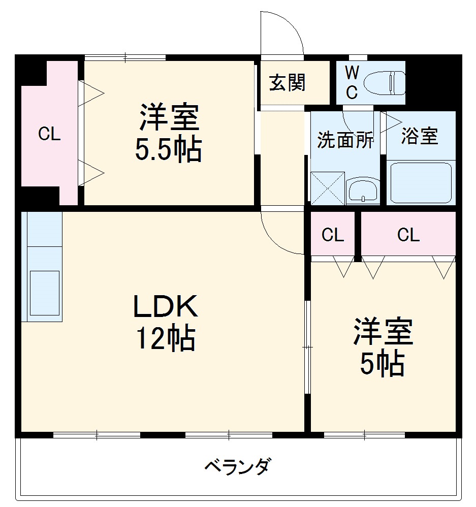 メゾン惟信の間取り
