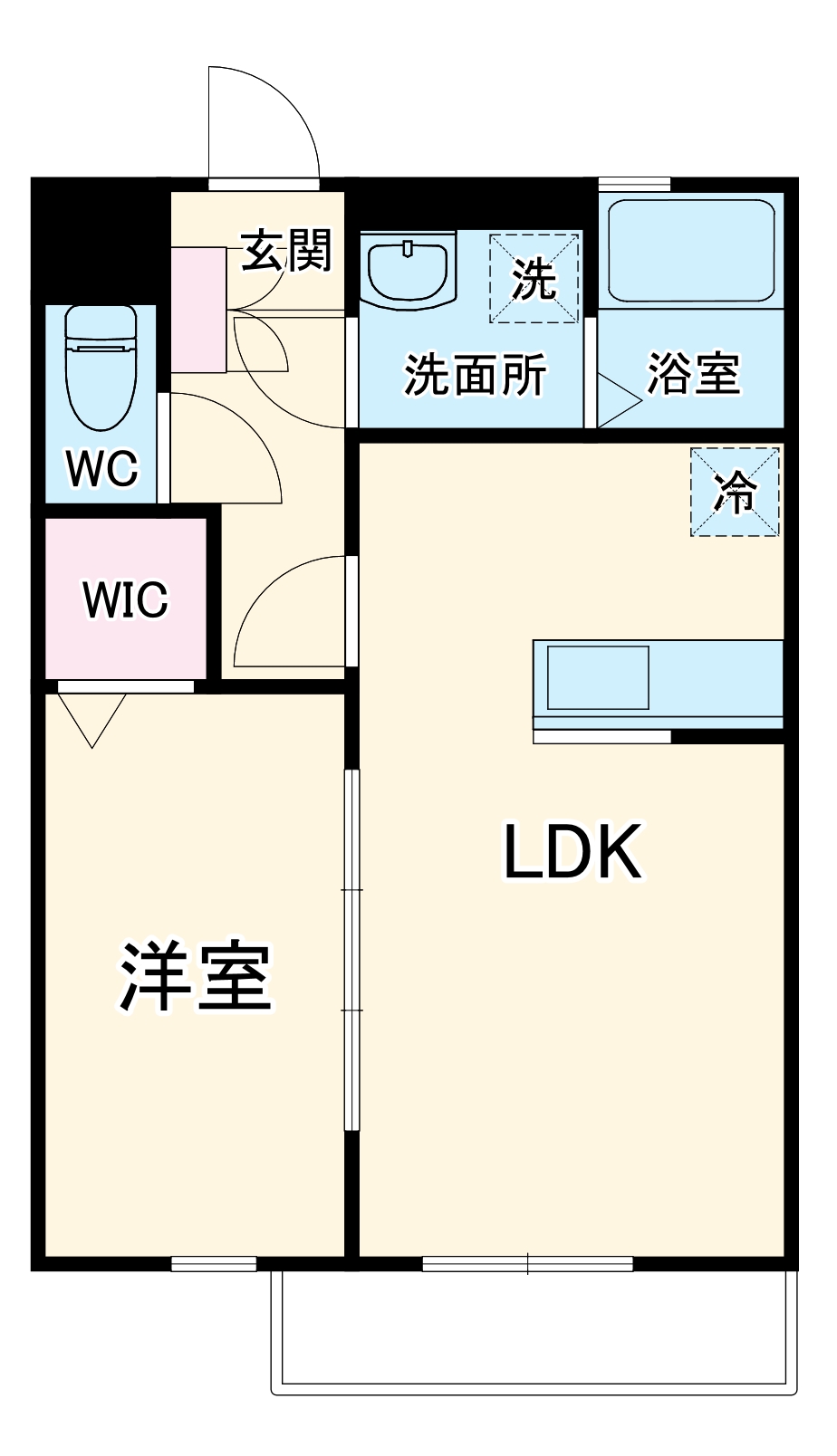 Clair都筑の間取り