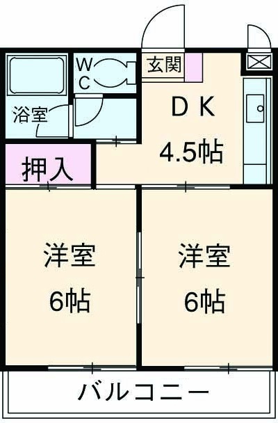 エスポワール雅の間取り