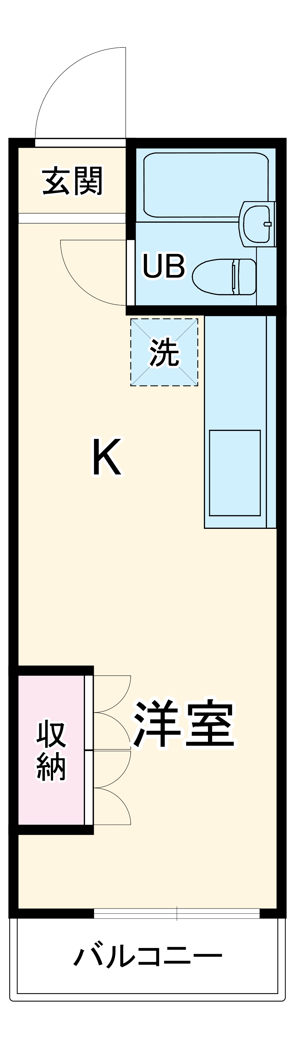 パルトマンションの間取り