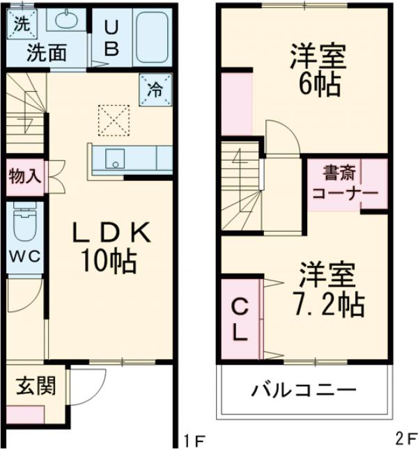 ChataigneⅡの間取り
