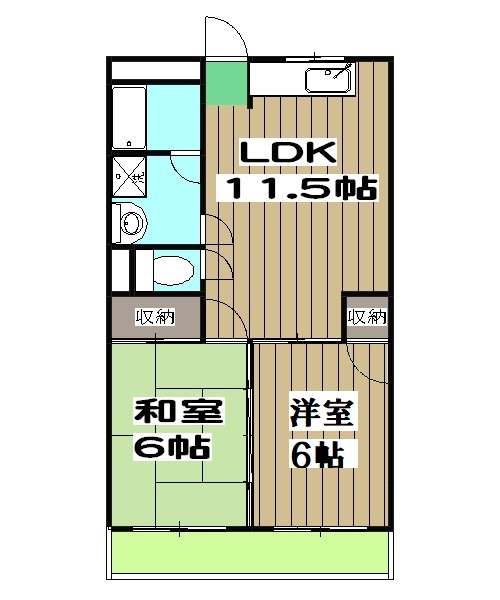 メゾンみやのまえの間取り