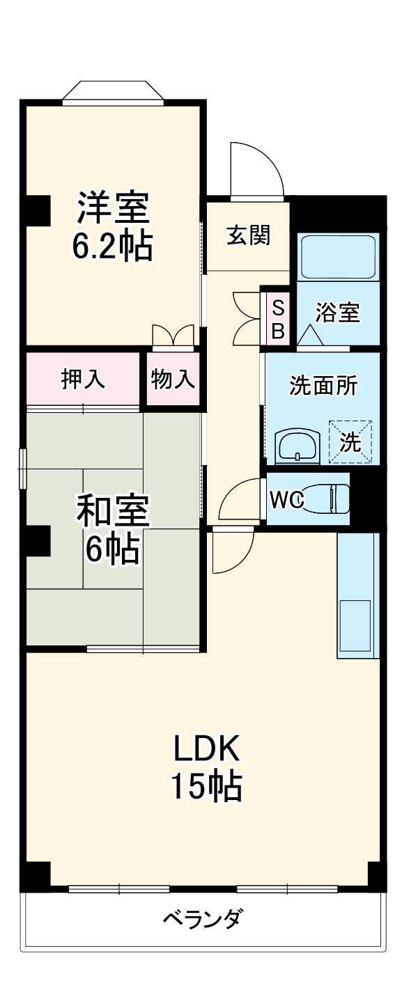 アイレック滝ノ水の間取り