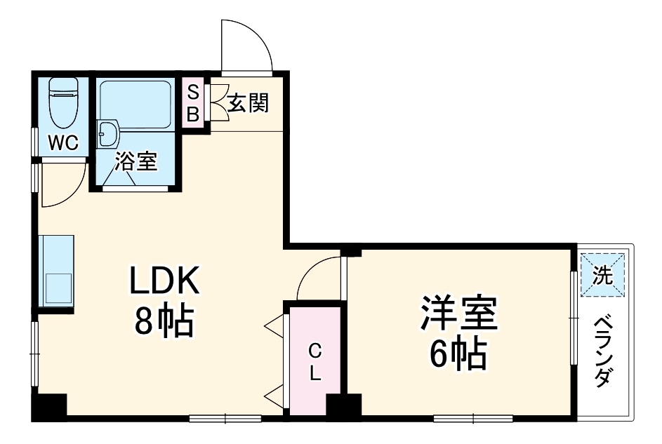グリーンターフ駅前の間取り