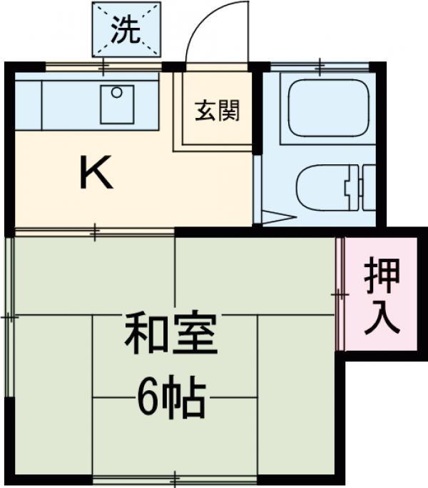 めじろ荘の間取り