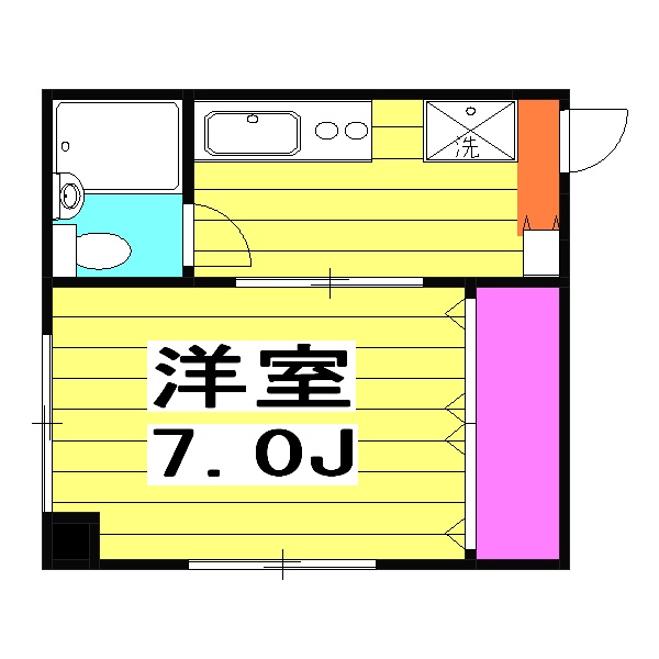 サウザマンションの間取り