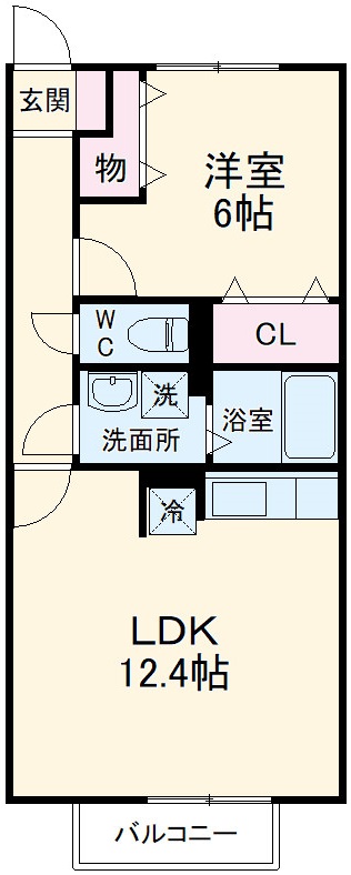 エスペランサⅠの間取り
