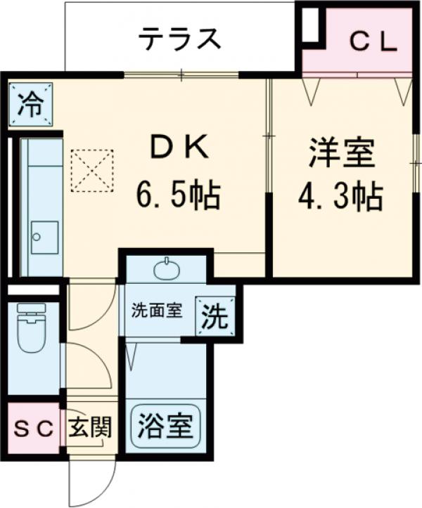 アンジュール高島平Ⅰの間取り