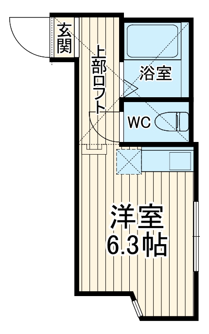 ユナイト生田マドンナストリートの間取り