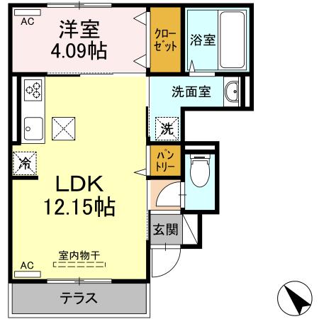 シダーコート彩の間取り