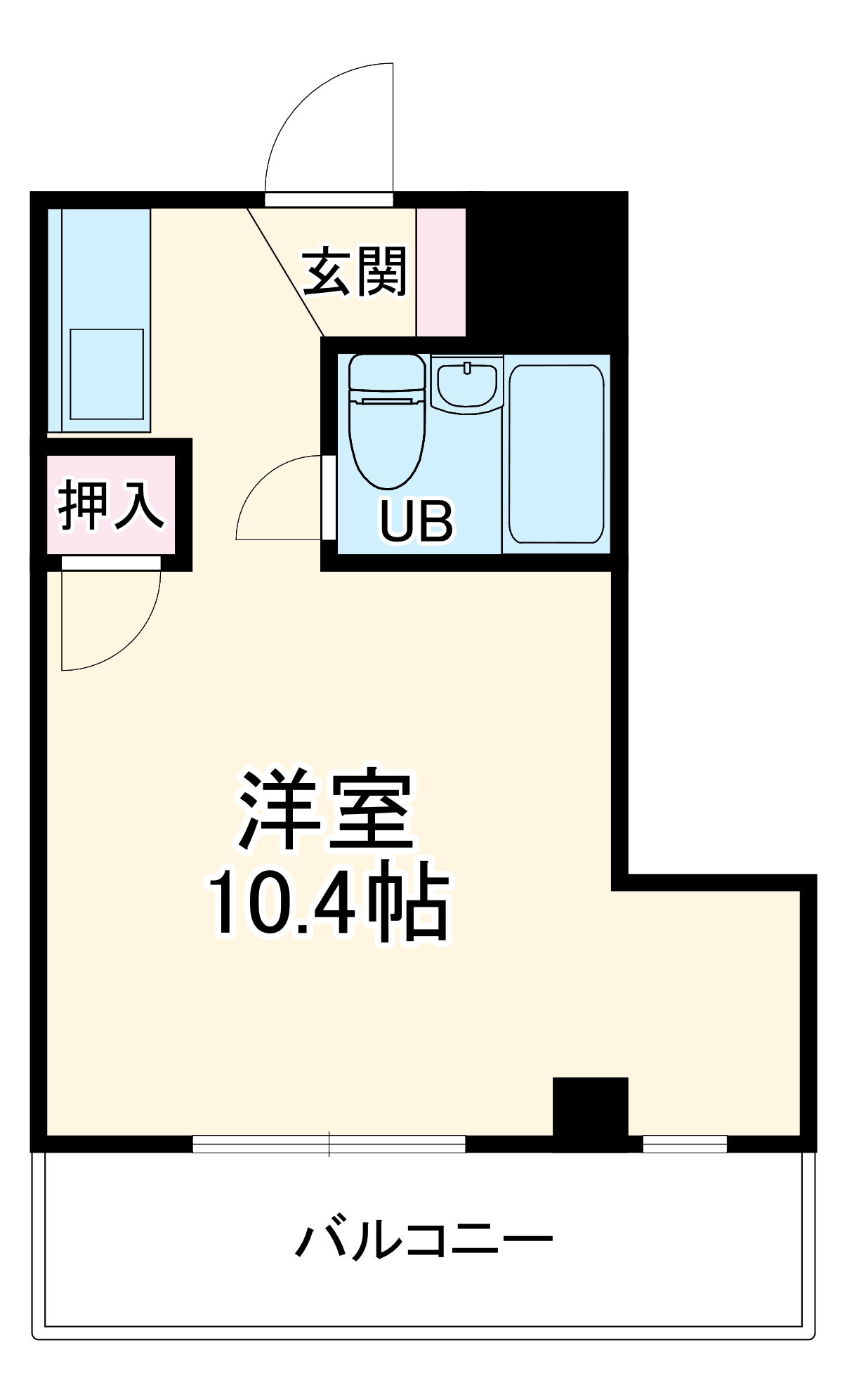 ハイツ東陽の間取り
