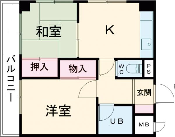 サンシティ中川の間取り