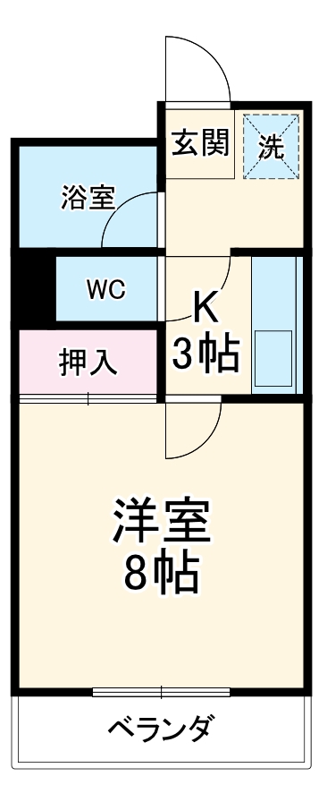 ビバリーハイツの間取り