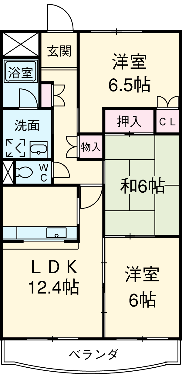 アードバンスS・Tの間取り