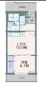 フィールドコート　フォリアの間取り