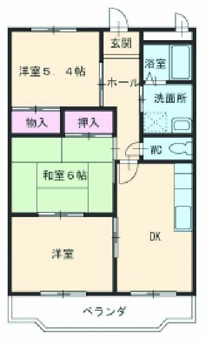 グリーンハイツ大清水の間取り