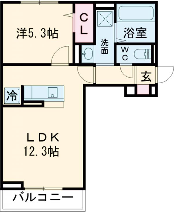 セードル本町の間取り