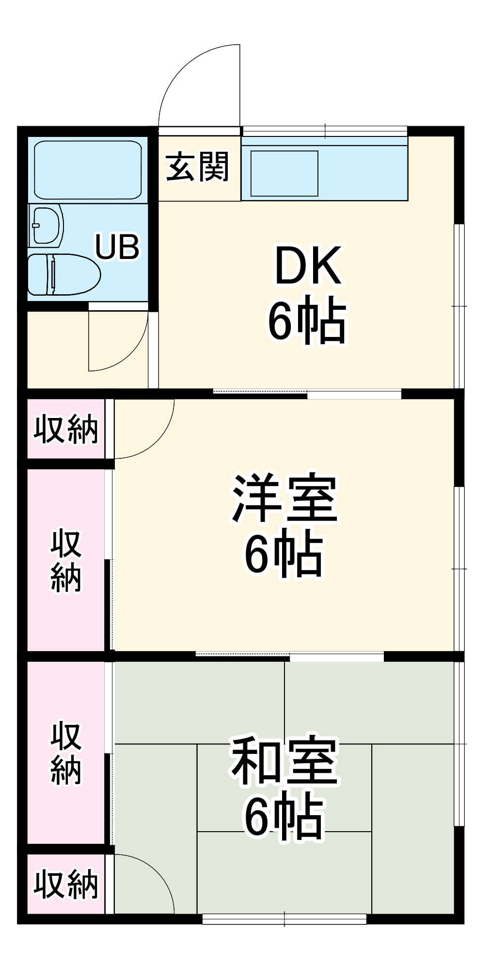 コーポサトーの間取り