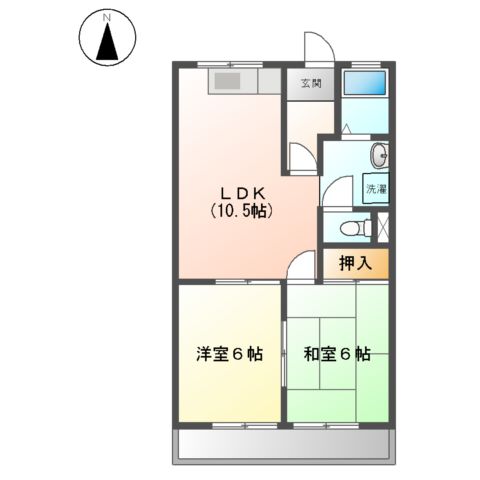 ロイヤルコープMの間取り