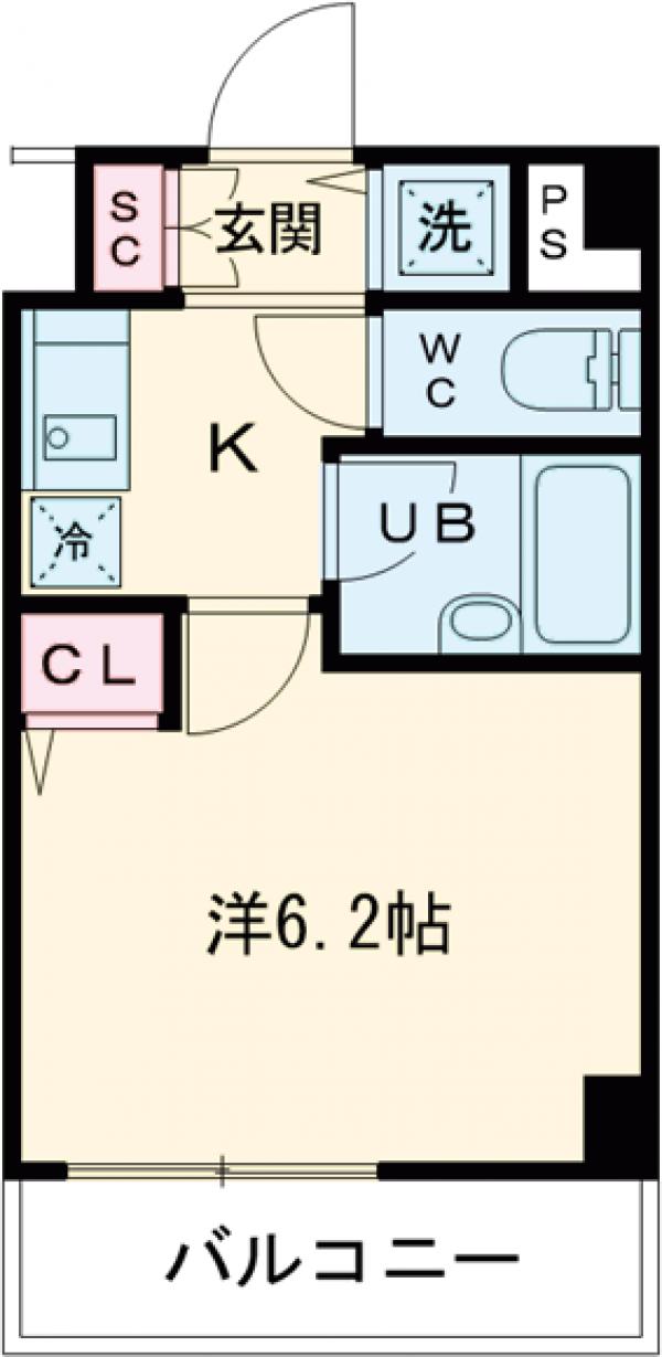 パークウェル方南町の間取り