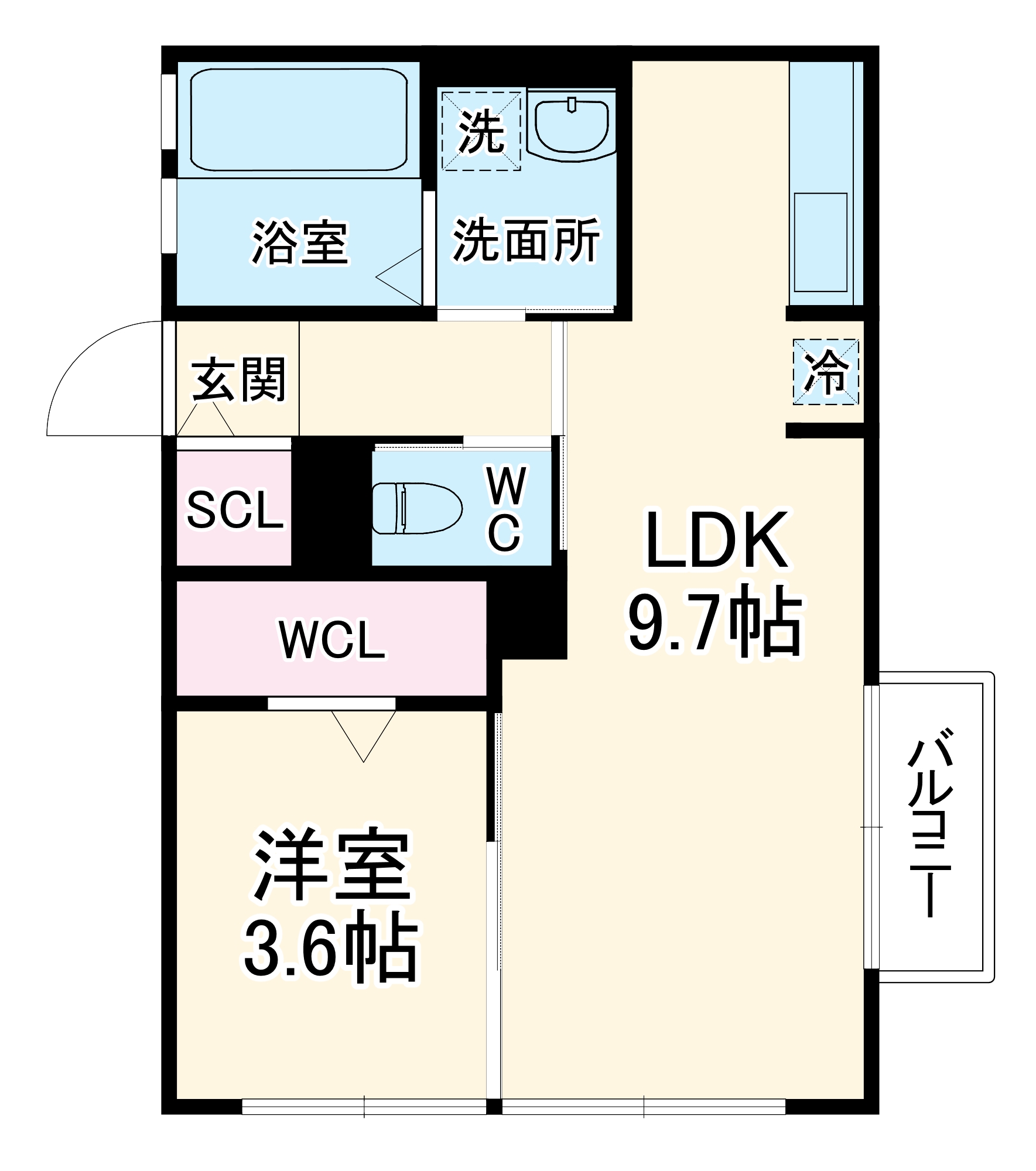 ArcadiaⅠの間取り