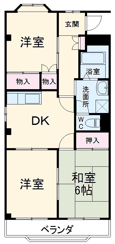 ホーステール諸の木の間取り