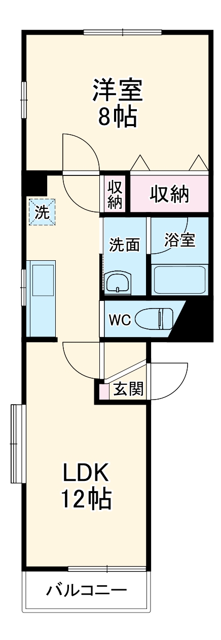 ヴィブレつばさフォ-の間取り