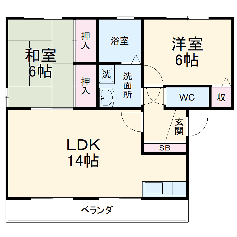 ベルハイムの間取り