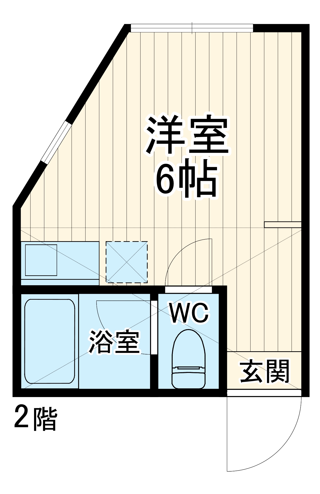 ユナイト屏風浦ブルーリッジの杜の間取り
