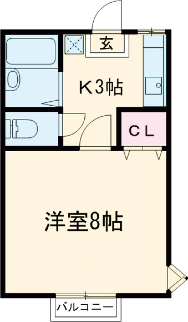 ドミナスBの間取り