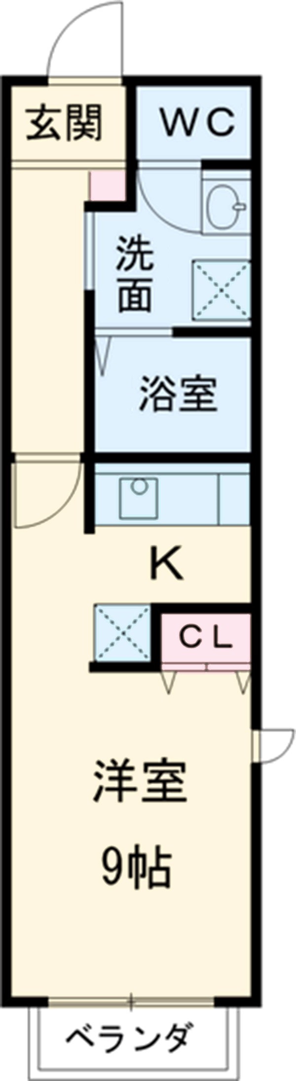 アリエッタ伝馬の間取り