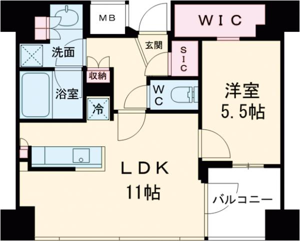 コンフォリア新中野の間取り