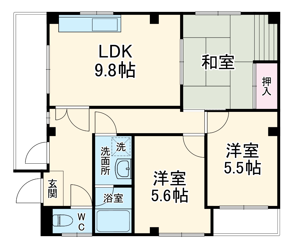 ノースバレー川崎の間取り