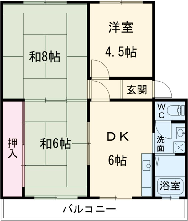 サンシャイン緑丘の間取り