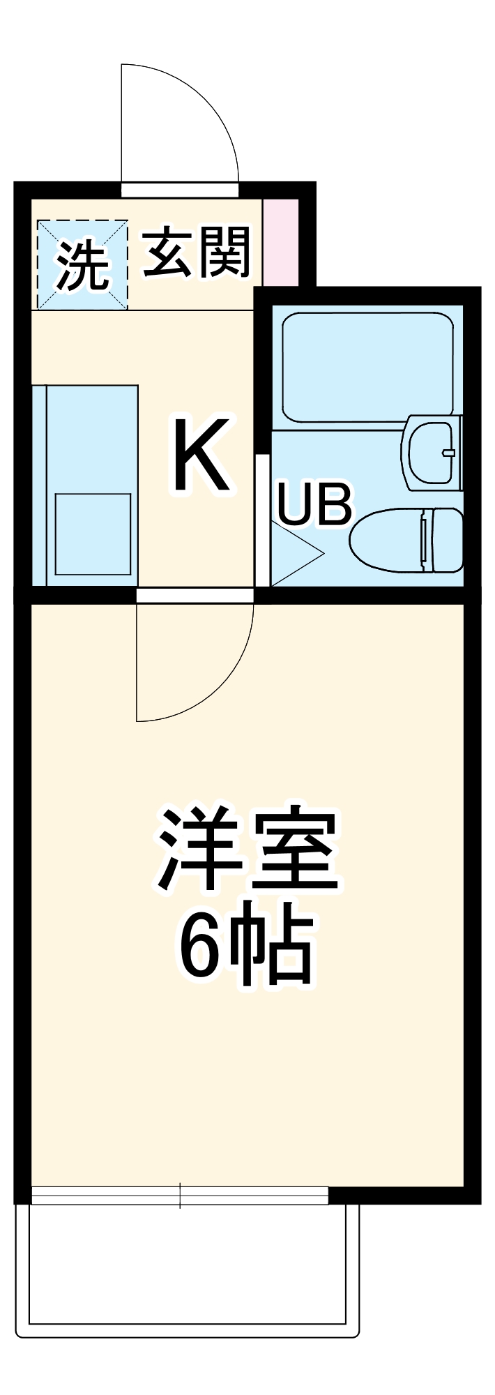 シャンテSの間取り