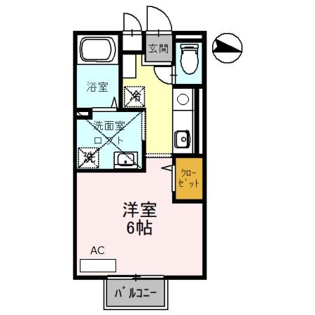 メルベーユ箕面2の間取り