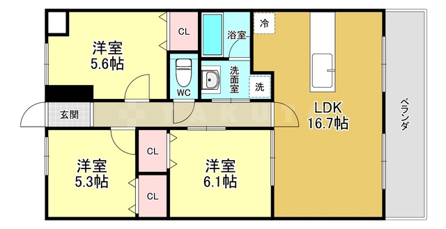ネオコートの間取り