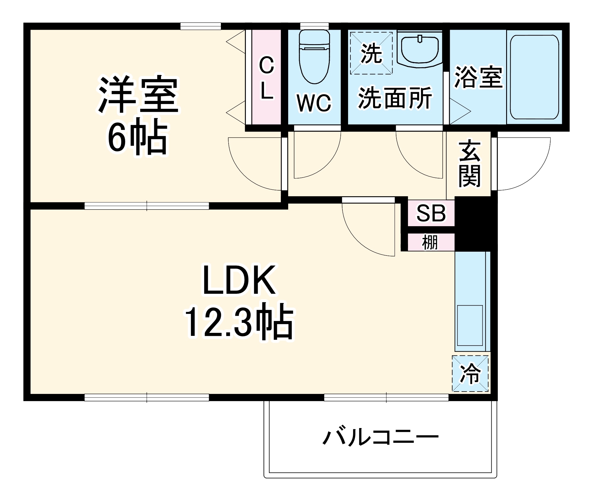 LISソフィア箕面半町の間取り