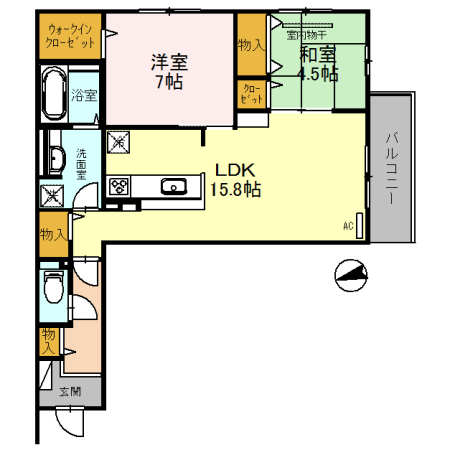 ガーデンパレス箕面の間取り