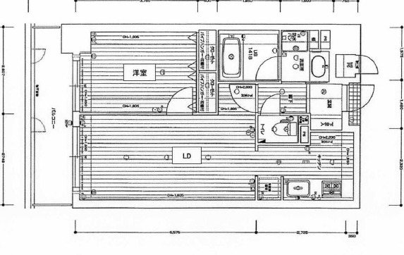 リーガル西梅田の間取り