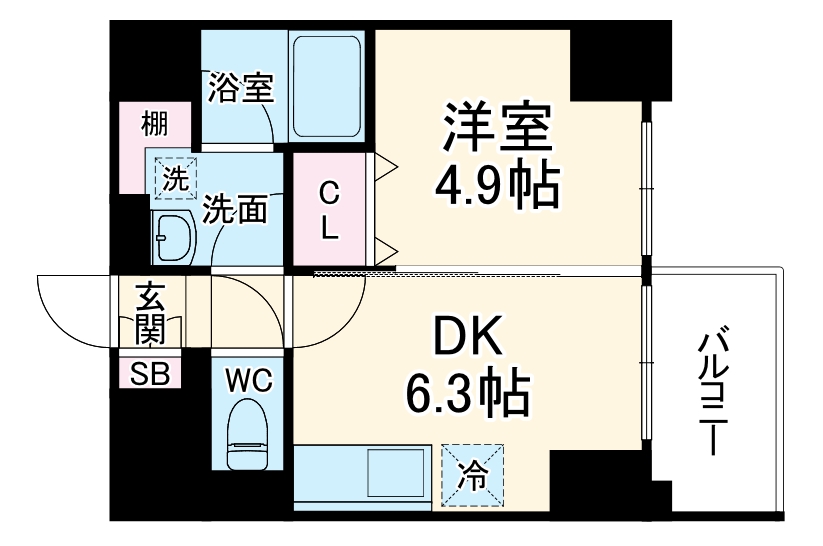 viviFURUYA豊崎の間取り
