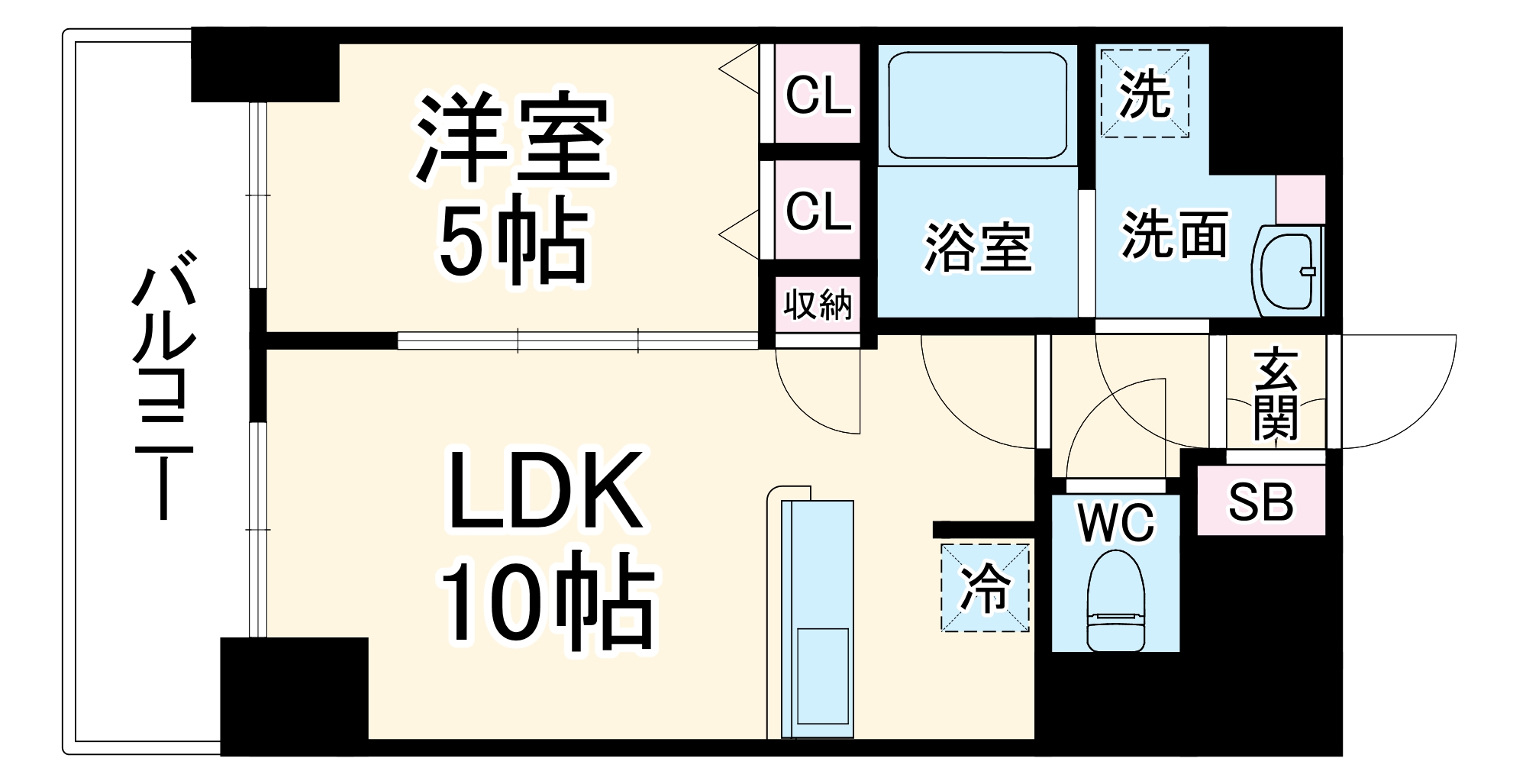 CAVANA梅田北(旧プレサンス梅田北アロー)の間取り